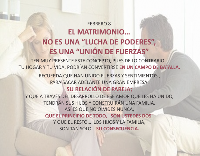 El matrimonio... no es una 